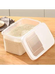 1個家用米桶,密封防潮,可存放15-20公斤的穀物