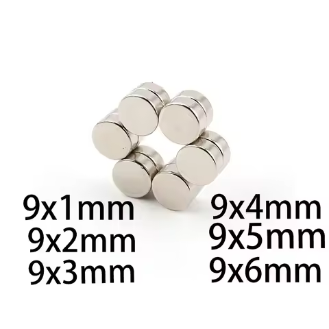 N35 9x1 9x2 9x3 9x4 9x5 9x6 Strong Super Strong Neodymium Magnets Round Motor Ebike NdFeB Search Mag