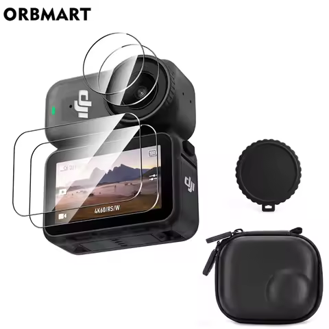 For DJI Osmo Nano Screen Protector Tempered Glass Film Lens Cover Cap Bag Case for DJI Nano Accessor