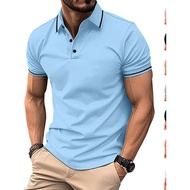 baju t shirt lelaki berkolar polo t shirt men Baju polo lelaki musim panas kemeja polo sukan kolar r