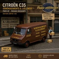 Diecast Atlas 1:43 Citroën C35 Van Déménagements A. European Car Collection Lallement