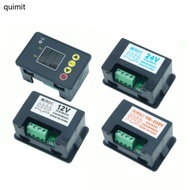 QUIM 12V 24V 110V-220V LED Digital Time Delay Module Countdown Timer Relays 0-999s min hour Open Tim