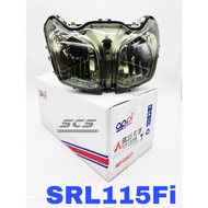 APPI Head Lamp Cover Yamaha SRL115 Fi Diamond Smoke SRL115FI Lagenda 115 Fi Accessories Motor Head L