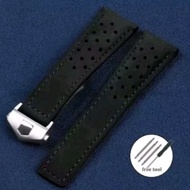 TAG HEUER Watch strap Heuer Carrera 20mm leather velvet careraTAG