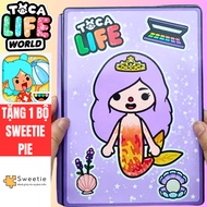 PAPER DOLL HOUSE TOY - Baby's house Mermaid House Decoration in Mermaid House Decoration