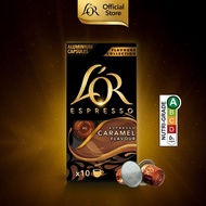 L'OR Espresso Caramel Flavour Capsules- Compatible with Nespresso®* Original Coffee Machines, 10 cap