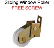 Full Bearing Premium 002 Sliding Window Roller Patio Aluminium Slide Window Roda Tingkap Kaca (Adjus