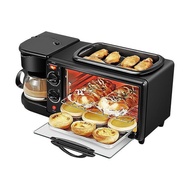 Triple Breakfast Machine Multi-Functional Electric Oven Household Coffee Machine Sandwich Toaster Toaster