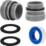 HAFRILY 4560 Pool Adapter for Intex Adapter 38 mm Pool Hose Adapter with Seal for 40 mm to DN40 1 1/