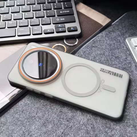 Ultra Thin Frosted Barcode For MagSafe Case For VIVO X300 X200 Ultra X100 X90 X80 S Pro Mini Translu