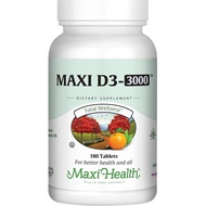Maxi Health D3 3000 - Supports Bone Health and Immune System - Prevents Vitamin D Deficiency - 3000I