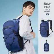 Foldable Travel Backpack 20L Navy Blue