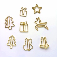 Christmas gift paper clips, metal paper clips