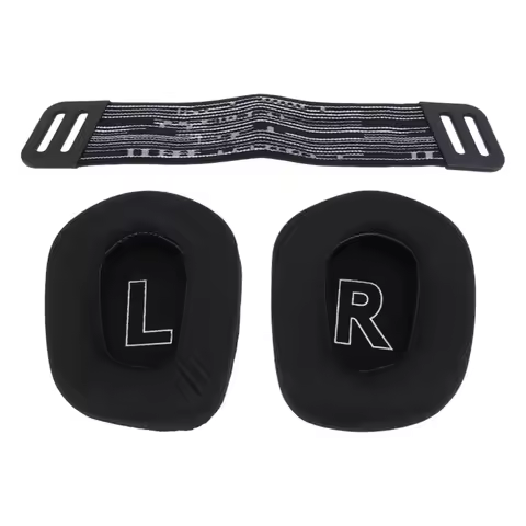 Headset Ear Pads Breathable Mesh High Density Memory Foam Ear Cushions With Headband Straps For G733