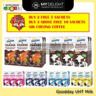 (6 x 200ml) Goodday Full Cream Low Fat Charge Chocolate Strawberry Flavor Milk Marigold Dutch Lady C