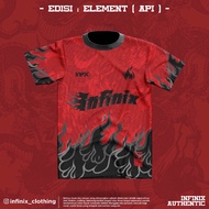 INFINIX CLOTHING® Oversized Retro Streetwear Jersey - EDISI ELEMENT (API)21