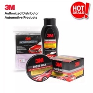 3M™ Paste Wax 39526LT  3M™ Microfiber Detailing Cloth 50 CM X 50cm. + Car Shampoo + 3M แชมพูล้างรถ + แวกซ์ขี้ผึ้งเคลือบเงารถยนต์ น้ำยาเคลือบ สูตรคานูบา +  ผ้าเช็ดรถ ไมโครไฟเบอร์ สำหรับเช็ดรถ