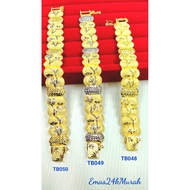 Gelang Tangan Pulut Dakap Gold & Mix Original Emas Bangkok (ETB162) (ETB351) (ETB352)