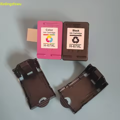 67 67XL for HP Ink Cartridge Replacement for HP Deskjet Plus 1225 2732 2752 1225 4140 4152 4155 4158