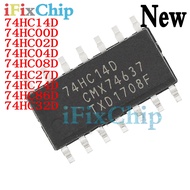74HC14D SOP 10PCS 74HC14 SN74HC14DR SOP-14 74HC00D 74HC00 74HC02D 74HC04D 74HC04 74HC08D 74HC08 74HC