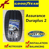 GOODYEAR ASSURANCE DURAPLUS 2 tyre tayar tire(With Installation) 185/70R14