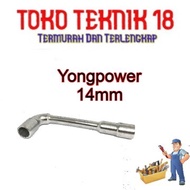 Yongpower 14mm L-Shaped Socket Wrench 14mm Multipurpose Socket Wrench/