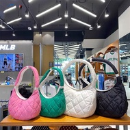 Mlb Korea 2023 Trendy ins Rhombus Underarm Bag Shoulder Portable Cloud Bag Casual Commuter Shoulder Bag