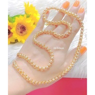 60 cm gold-plated men's necklace, 06 mm version - Very beautiful to wear out or to parties