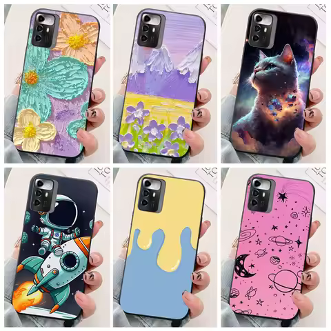 For ZTE Blade A72 5G Phone Case astronaut Animals Silicone Protection Back Cover For ZTE A72 5G A 72
