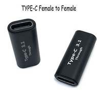 Type-c 母轉母轉接頭 Type-c Female to Type-c Female Adapter Type-c 母母 母對母 單面版 延長頭 轉接頭 typec type c 影像傳輸 QC PD 快充 母母頭 傳輸 USB Type C Adapter Female to Female Converter Portable USB-C Charge Data Sync Adapter Type-C Extension Cable for Phone Tablet