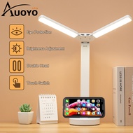 Auoyo Desk Lamp Table Lamps 3 Color Touch Dimming Nordic Lamp Desk Light College Dorm Bedroom Lamp Modern Table Lamp Eye Protection Lights Work And Study Table Lights