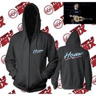 HOAX Ed Sheeran Jacket Men's Hoodie Sweater Fleece Material Polyflex Screen Printing Zipper Front Zi