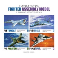Model USA 1/144 Assembly Fighter F14 Tomcat F15 Eagle F-4E Phantom Plastic Simulation