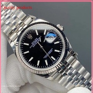 Stock baru【Datejust】 Rolex Jam tangan Lelaki original 100% Automatik/Automatic men's Watch 36mm silv