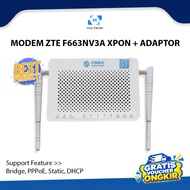 ZTE F663NV3A XPON MODEM PLUS ADAPTOR