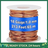 99.9% Dead Soft Copper Wire, 213 Feet/ 65 M, 1 Pound Spool Pure Copper Wire