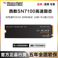 WD Western Digital Solid State Drive SN7100Black Plate500g 1T 2T Notebook M.2Computer PS5Game Consol