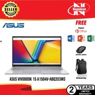 ASUS VIVOBOOK 15 A1504V-ABQ353WS  (I5-1335U, H&S, 8G, 512G SSD, UHD, 15.6'FHD, RSLOTX1, SSLOTX0, W11