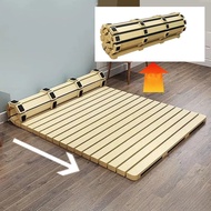 Solid Wood Bed Board Tatami Mattress Breathable Bed Frame Row Frame Moisture-proof Foldable Mattress P03D