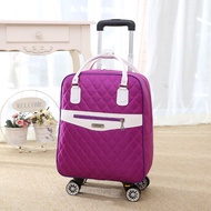 Universal Wheel Trolley Case fashion backpack travel bag Oxford cloth suitcase short-distance men an