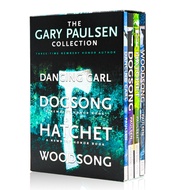 手斧男孩 The Gary Paulsen Collection 英文原版 加里保尔森作品集4册 Dancing Carl; Dogsong; Hatchet; Woodsong