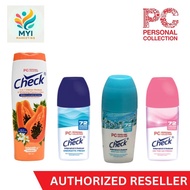 Check Deodorant and Lotion - Energetic Fresh, Winter Fresh, On the Go Fresh, and Papaya