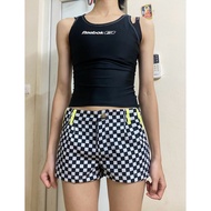 Set 2 Piece includes branded tank top and high quality 2-hand checkered Shorts