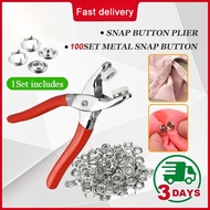 Snap Button Plier Metal Snap Button Set Five-Claw Snap Button