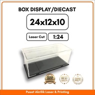 Acrylic Diecast Box 24*12*10 cm ( 1:24 )