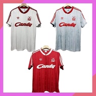 LFC Retro 1988 1989 Liver Pool Home Away Top Soccer Jersey
