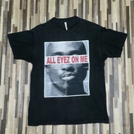 Vintage Shirt With 2PAC Pattern ALL EYEZ ON ME Album 3a Label Beautiful.
