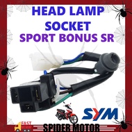 HEAD LAMP SOCKET SYM BONUS 110 BONUS SR EBONUS E-BONUS SPORT BONUS E BONUS
