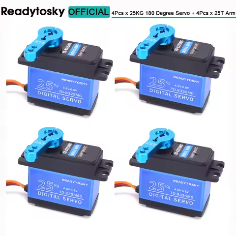 20kg TD8120MG / 25kg TD8325MG High Torque Coreless Motor Servo Waterproof Digital 180 Degree Servo U