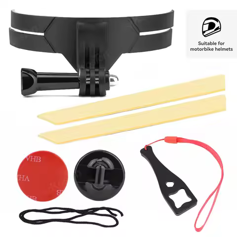 Full Face Helmet Chin Bracket For GoPro Hero 13 12 11 10 9 8 Yi 4K For Insta360 X4 Foldable Camera S